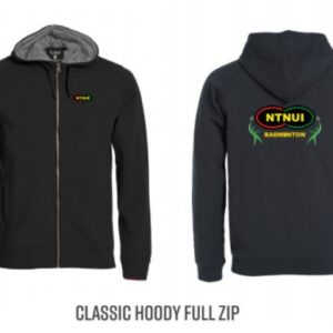 NTNUI Badminton Hoody Full Zip (Black)