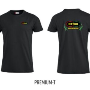 NTNUI Badminton Premium-t (Black)